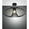 Lampes Vintages & Rétros-Luminaires Fabas Luce Plafonnier Fabas Luce Fassa Noir, 1 lumière