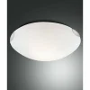 Luminaires Fabas Luce Plafonnier Fabas Luce FOX Nickel mat, 3 lumières
