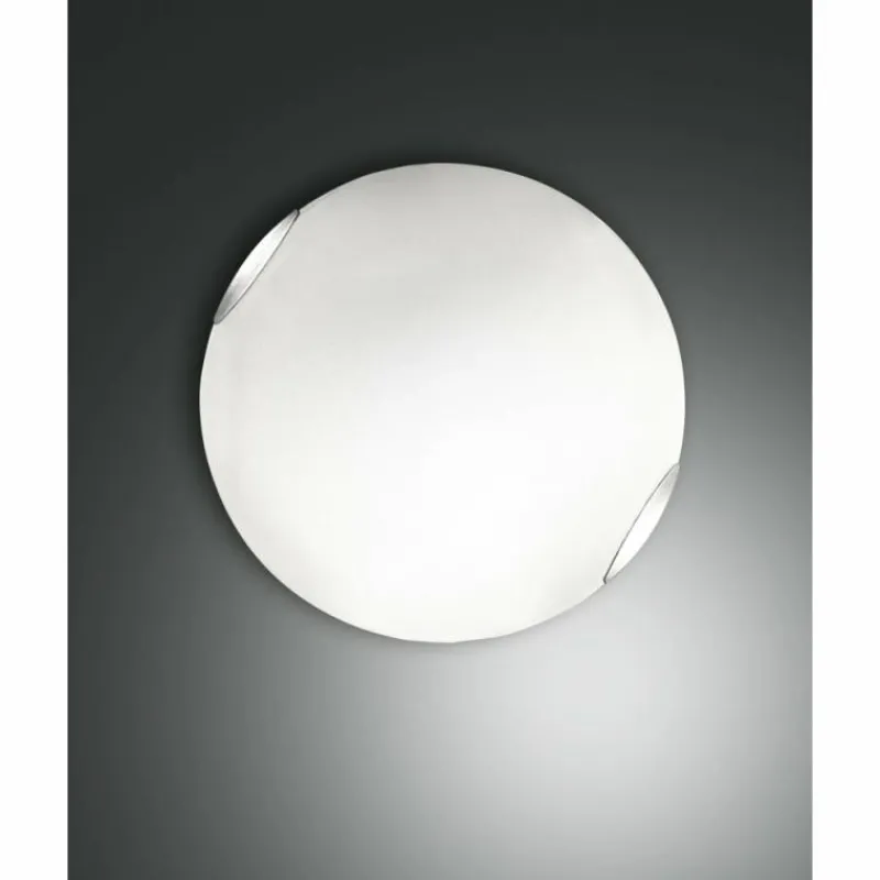 Luminaires Fabas Luce Plafonnier Fabas Luce Fox LED Blanc, 1 lumière