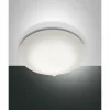 Luminaires Fabas Luce Plafonnier Fabas Luce Gera LED Blanc, 1 lumière