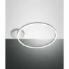 Luminaires Fabas Luce Plafonnier Fabas Luce Giotto LED Blanc, 1 lumière