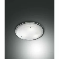 Luminaires Fabas Luce Plafonnier Fabas Luce HILL Chrome, 1 lumière