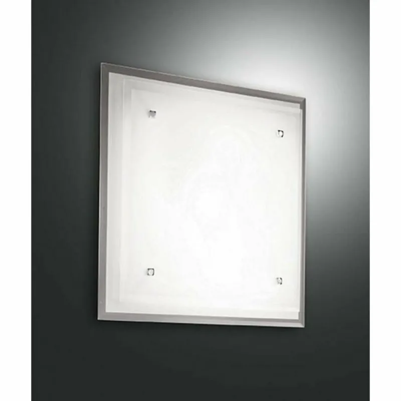 Luminaires Fabas Luce Plafonnier Fabas Luce MAGGIE Chrome, 1 lumière