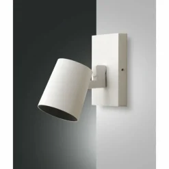 Luminaires Fabas Luce Plafonnier Fabas Luce Modo Blanc, 1 lumière* Spots Et Projecteurs