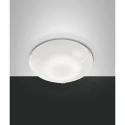 Luminaires Fabas Luce Plafonnier Fabas Luce Ostuni LED Blanc, 1 lumière