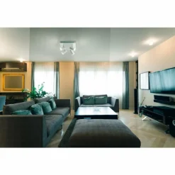 Luminaires Fabas Luce Plafonnier Fabas Luce Spotty LED Blanc, 4 lumières* Spots Et Projecteurs