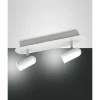 Luminaires Fabas Luce Plafonnier Fabas Luce Spotty LED Blanc, 2 lumières* Éclairage Led