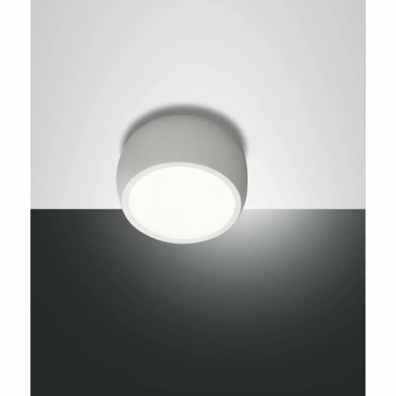 Luminaires Fabas Luce Plafonnier Fabas Luce Vasto LED Blanc, 1 lumière* Éclairage Led