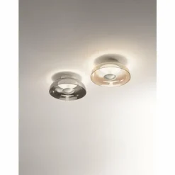 Luminaires Fabas Luce Plafonnier Fabas Luce Vintage LED Aluminium, Blanc, 1 lumière