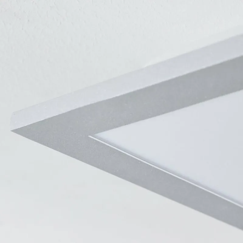 hofstein Plafonnier Farc LED Argenté, 1 lumière, Télécommandes