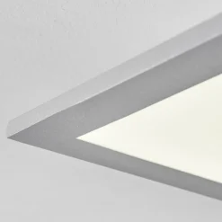 hofstein Plafonnier Farc LED Argenté, 1 lumière, Télécommandes