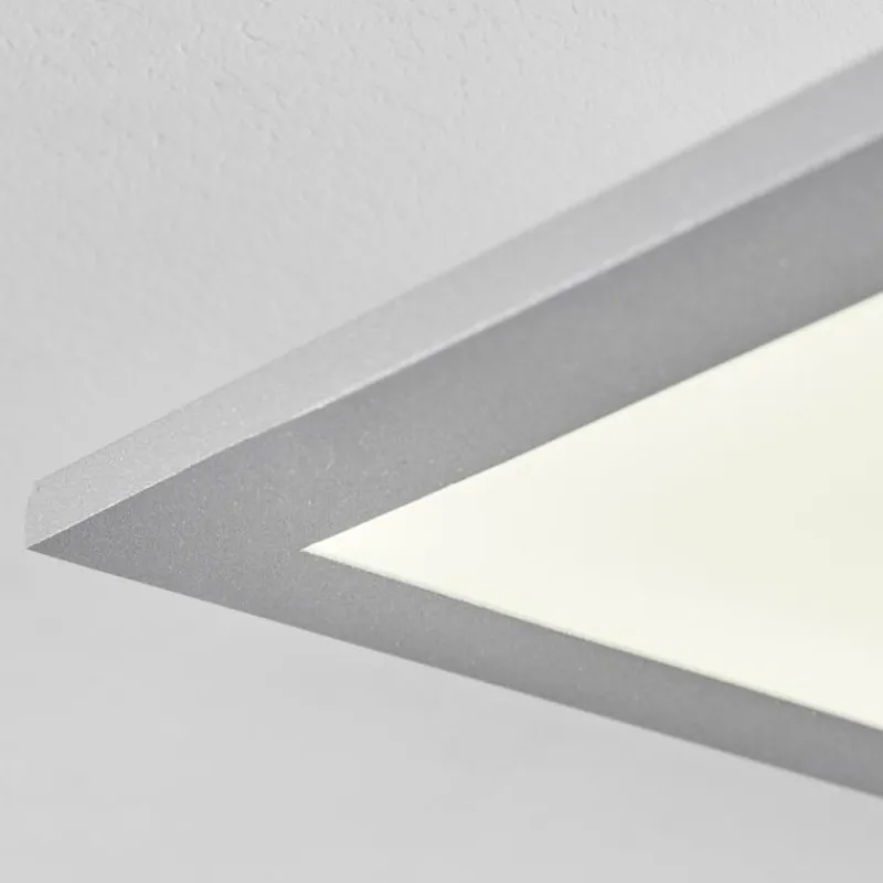 hofstein Plafonnier Farc LED Argenté, 1 lumière, Télécommandes