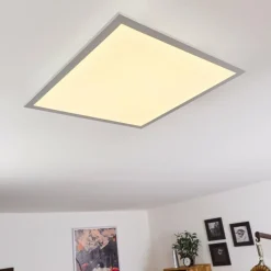 hofstein Plafonnier Farc LED Argenté, 1 lumière, Télécommandes