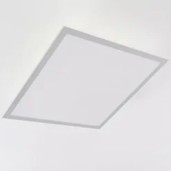 hofstein Plafonnier Farc LED Argenté, 1 lumière, Télécommandes