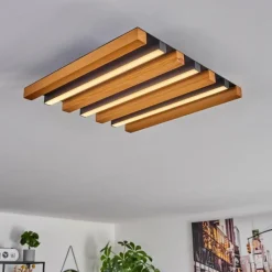 hofstein Plafonnier Favorina LED Écru, Noir, 1 lumière