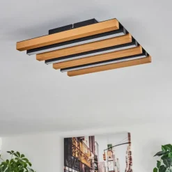 hofstein Plafonnier Favorina LED Écru, Noir, 1 lumière