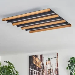 hofstein Plafonnier Favorina LED Écru, Noir, 1 lumière