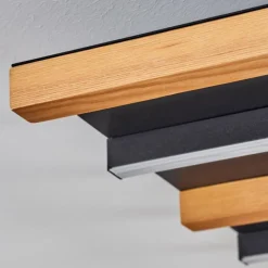 hofstein Plafonnier Favorina LED Écru, Noir, 1 lumière, Télécommandes