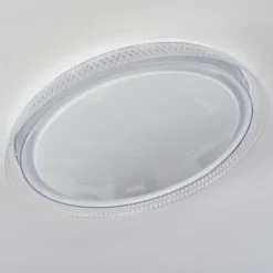 hofstein Plafonnier Feletto LED Transparent, Blanc, 1 lumière, Télécommandes