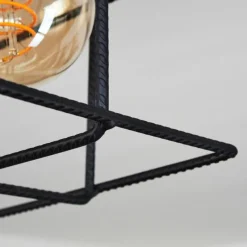 hofstein Plafonnier Fevaag Écru, Noir, 4 lumières