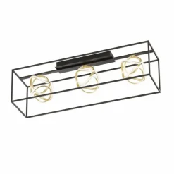 Luminaires Fischer & Honsel Plafonnier Fischer & Honsel premium Gesa LED Noir, 1 lumière* Éclairage Led