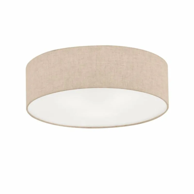 Lampes En Tissu-Luminaires Fischer & Honsel Plafonnier Fischer & Honsel Thor Sable, 4 lumières