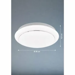 Luminaires Fischer & Honsel Plafonnier Fischer & Honsel Tivoli LED Blanc, 1 lumière* Éclairage Led