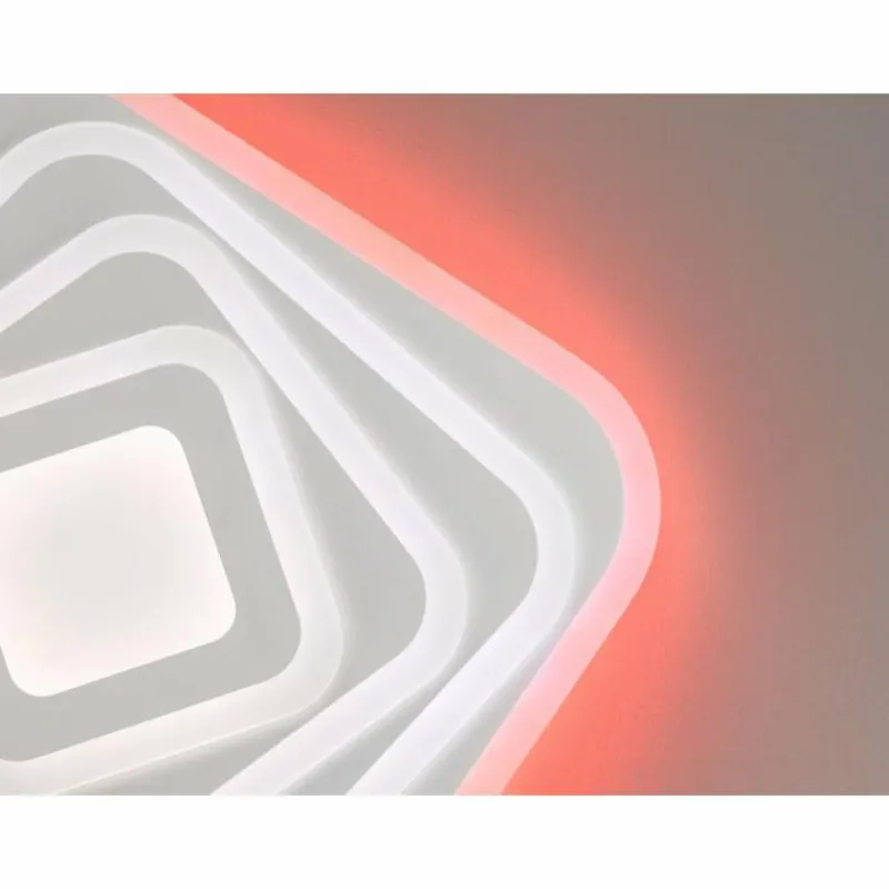 Luminaires Fischer & Honsel Plafonnier Fischer & Honsel Queen LED Blanc, 1 lumière, Télécommandes* Éclairage Led