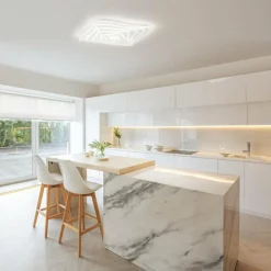 Luminaires Fischer & Honsel Plafonnier Fischer & Honsel Hero LED Blanc, 1 lumière, Télécommandes, Changeur de couleurs* Éclairage Led