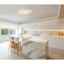 Luminaires Fischer & Honsel Plafonnier Fischer & Honsel Hero LED Blanc, 1 lumière, Télécommandes, Changeur de couleurs* Éclairage Led