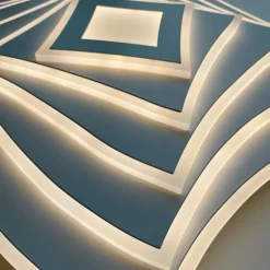 Luminaires Fischer & Honsel Plafonnier Fischer & Honsel Hero LED Blanc, 1 lumière, Télécommandes, Changeur de couleurs* Éclairage Led