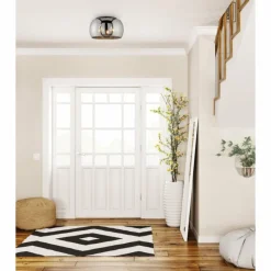 Suspension Verre Fumé-Luminaires Fischer & Honsel Plafonnier Fischer & Honsel Dima Noir, 3 lumières