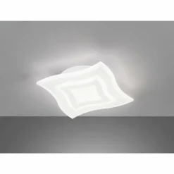 Luminaires Fischer & Honsel Plafonnier Fischer & Honsel Gorden LED Blanc, 1 lumière, Télécommandes* Éclairage Led