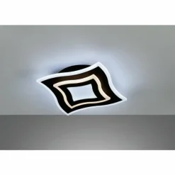 Luminaires Fischer & Honsel Plafonnier Fischer & Honsel Gorden LED Noir, 1 lumière, Télécommandes* Éclairage Led