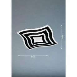 Luminaires Fischer & Honsel Plafonnier Fischer & Honsel Gorden LED Noir, 1 lumière, Télécommandes* Éclairage Led