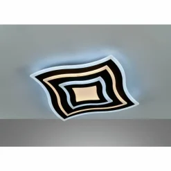 Luminaires Fischer & Honsel Plafonnier Fischer & Honsel Gorden LED Noir, 1 lumière, Télécommandes* Éclairage Led