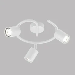 Luminaires Fischer & Honsel Plafonnier Fischer & Honsel Vano Blanc, 3 lumières* Spots Et Projecteurs