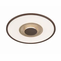 Lampes Dorées-Luminaires Fischer & Honsel Plafonnier Fischer & Honsel Veit LED Or, Rouille, 1 lumière, Télécommandes