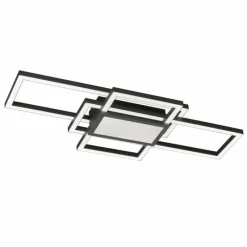 Luminaires Fischer & Honsel Plafonnier Fischer & Honsel Seth LED Noir, 1 lumière, Télécommandes* Éclairage Led