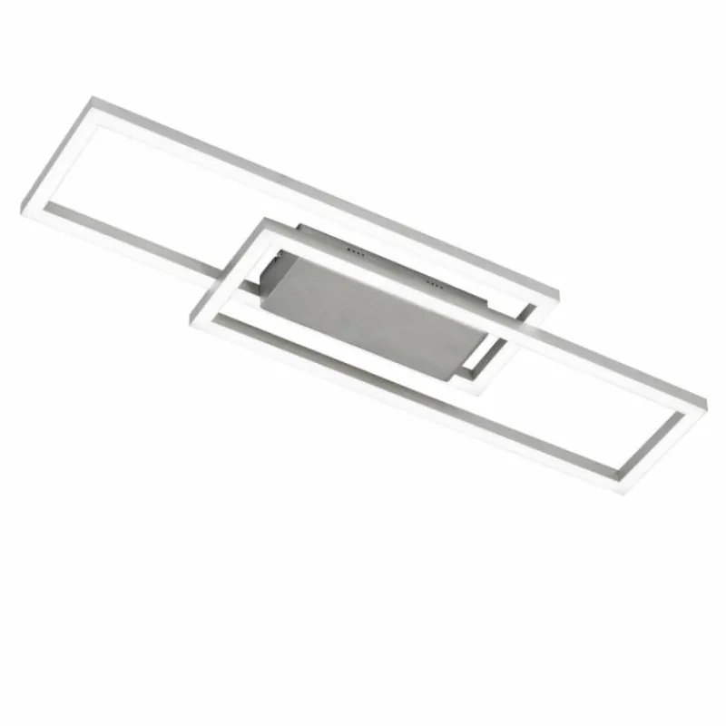 Luminaires Fischer & Honsel Plafonnier Fischer & Honsel Seth LED Aluminium, 1 lumière, Télécommandes* Éclairage Led