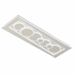 Luminaires Fischer & Honsel Plafonnier Fischer & Honsel Ratio LED Blanc, 1 lumière, Télécommandes