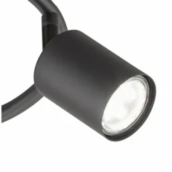 Luminaires Fischer & Honsel Plafonnier Fischer-Honsel Vano Noir, 3 lumières* Spots Et Projecteurs