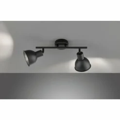 Luminaires Fischer & Honsel Plafonnier Fischer-Honsel Speedy Noir, 2 lumières* Plafonniers