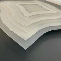 Luminaires Fischer & Honsel Plafonnier Fischer-Honsel Gorden LED Blanc, 1 lumière, Télécommandes* Éclairage Led