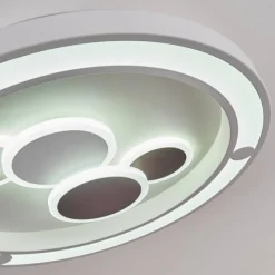 hofstein Plafonnier Fitili LED Blanc, 1 lumière, Télécommandes