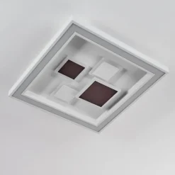 hofstein Plafonnier Fitili LED Blanc, 1 lumière, Télécommandes