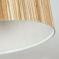 Lampes En Tissu-hofstein Plafonnier Fleuriot Noir, 1 lumière