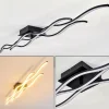 hofstein Plafonnier Flow LED Noir, 3 lumières* Éclairage Led