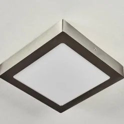 hofstein Plafonnier Fnsrud LED Nickel mat, 1 lumière