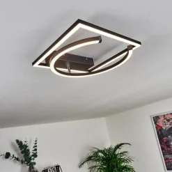 hofstein Plafonnier Frederick LED Noir, Blanc, 1 lumière